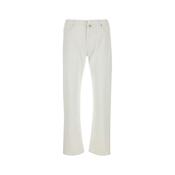 Incotex Men White Stretch Denim Jeans